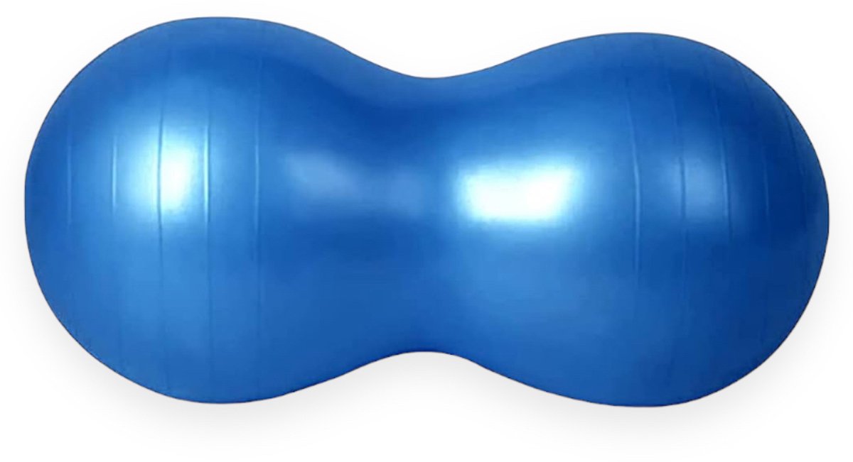 Ballon Gym Cacahuète (peanut Ball) 90x45 Cm - En PVC Résistant, Anti-dérapant, Charge Max 200 Kg - Pour Yoga, Pilates, Grossesse, Rééducation