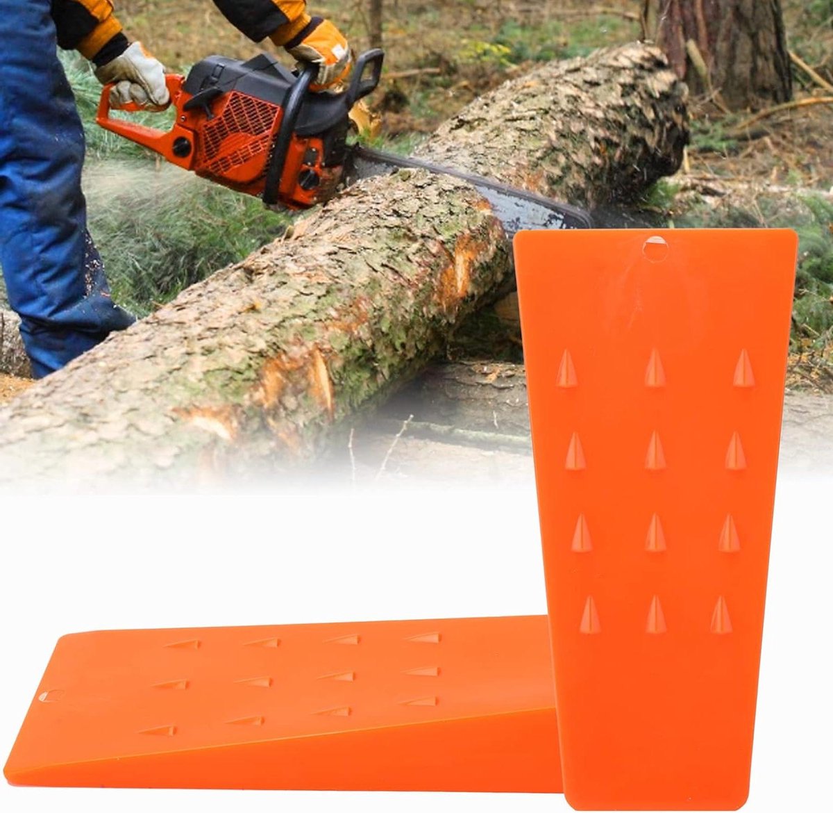 Plastic Kettingzaagwiggen - 2 stuks - Boom Snijden Wiggen - Kettingzaag Accessoires