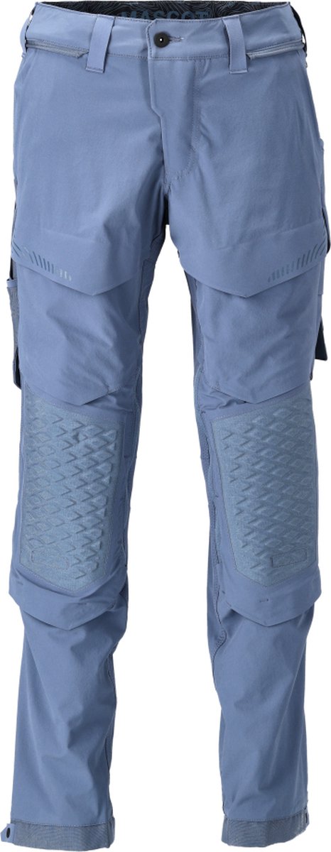 Mascot Customized Broek met kniezakken 22279-605 - steenblauw - C64 - 82