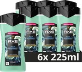 Bol.com AXE Fine Fragrance Collection Douchegel - Aqua Bergamot - 6 x 225 ml - Voordeelverpakking aanbieding