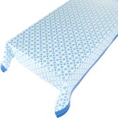 Tafelzeil LIEF! Little Star -  140 x 500 cm - Blauw tafellaken - Tafelkleed plastic - Voor buiten en binnen - Verschillende maten - Geleverd in een koker