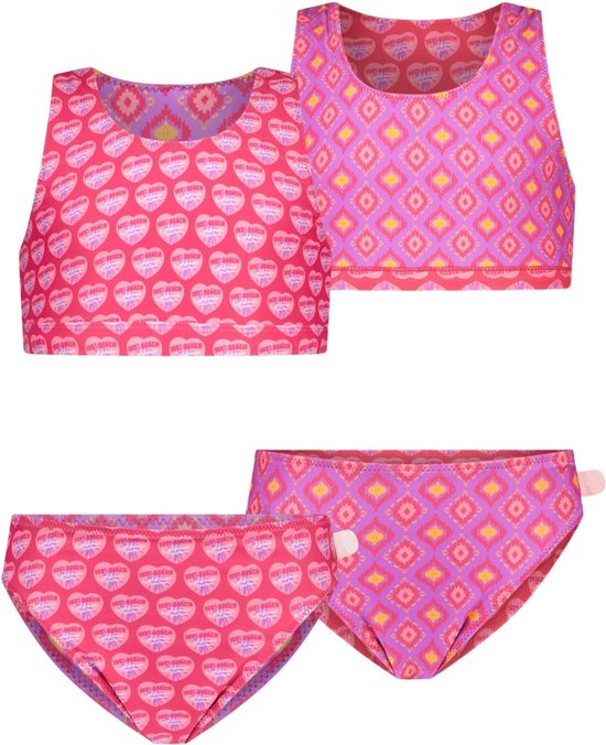 Just Beach J501-5011 Meisjes Bikini-Day Dream Heart-Maat 158-164
