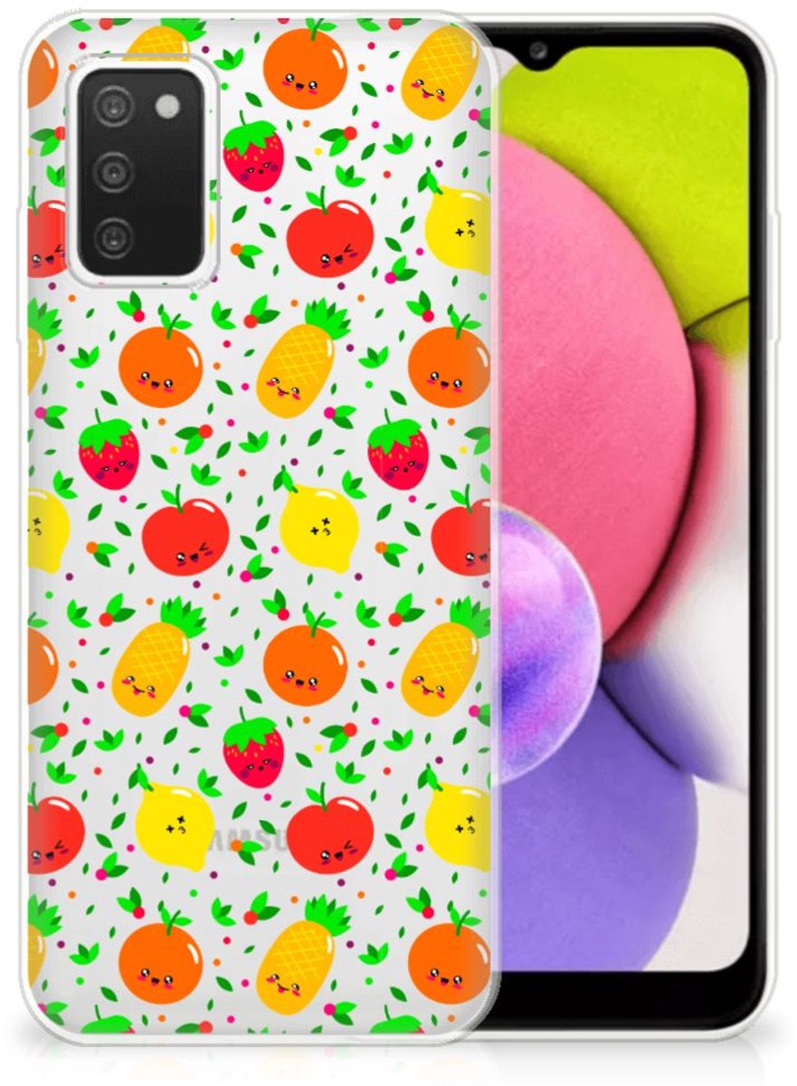 Samsung Galaxy A03S Siliconen Case Fruits