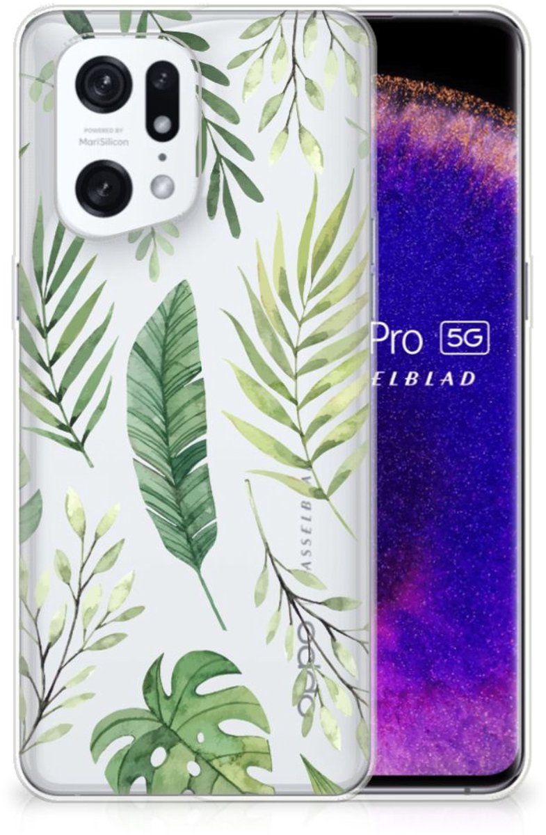 OPPO Find X5 Pro TPU Case Leaves