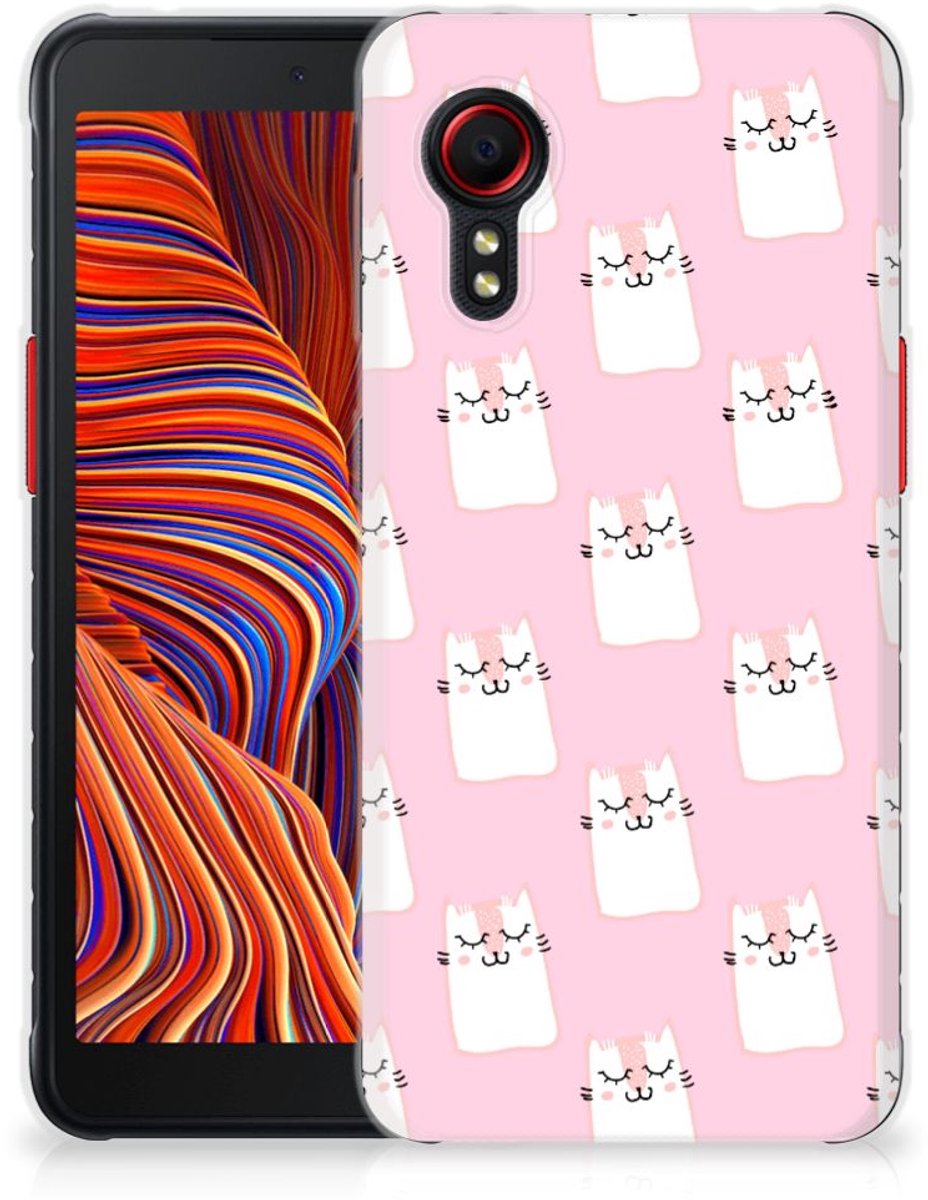 Samsung Galaxy Xcover 5 TPU Hoesje Sleeping Cats