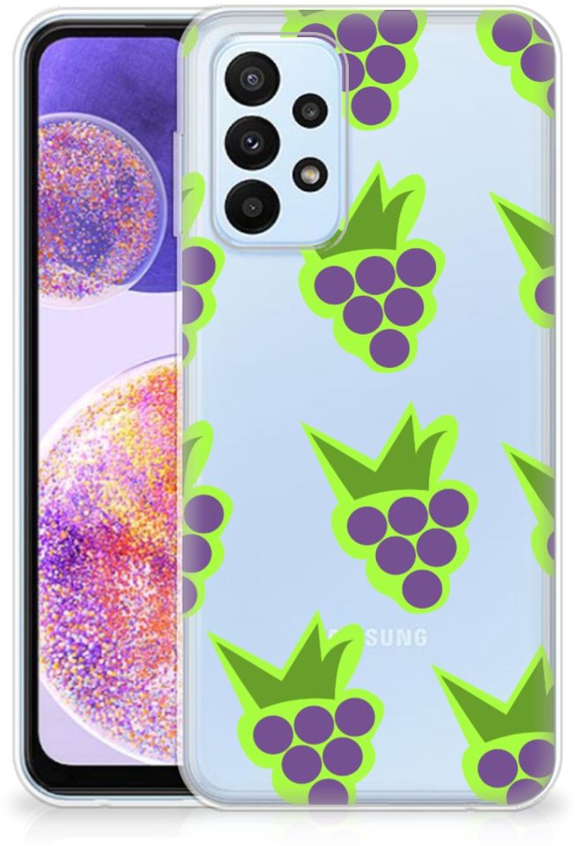 TPU Hoesje voor Samsung Galaxy A23 Siliconen Case Druiven