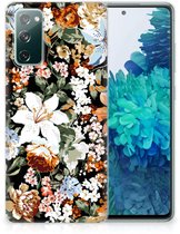 Coque en TPU adaptée au Samsung Galaxy S20 FE Dark Flowers
