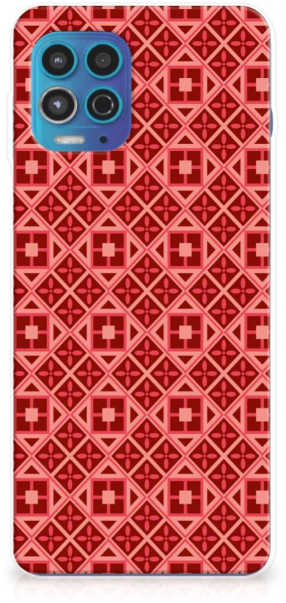 Motorola Moto G100 TPU bumper Batik Rood