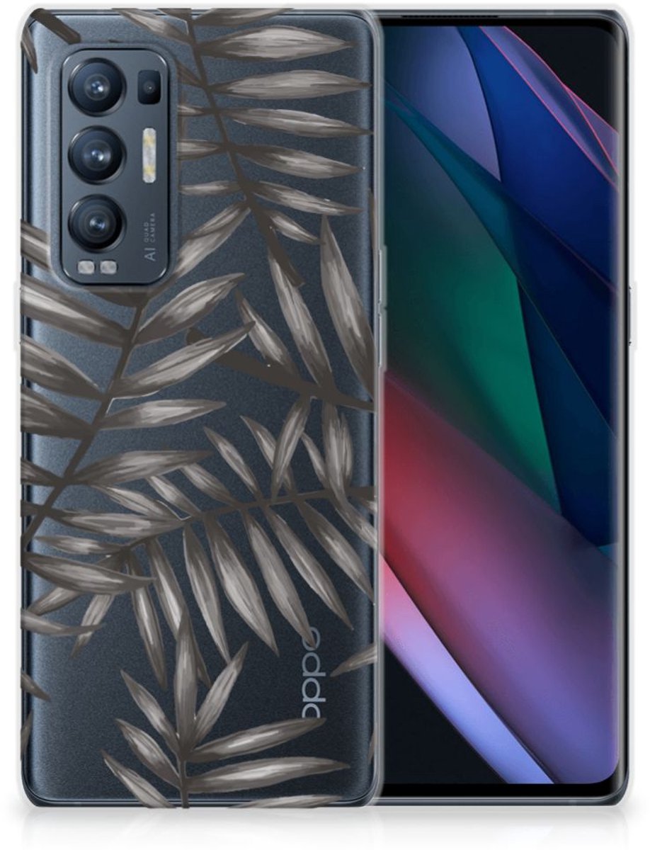 OPPO Find X3 Neo TPU Case Leaves Grey