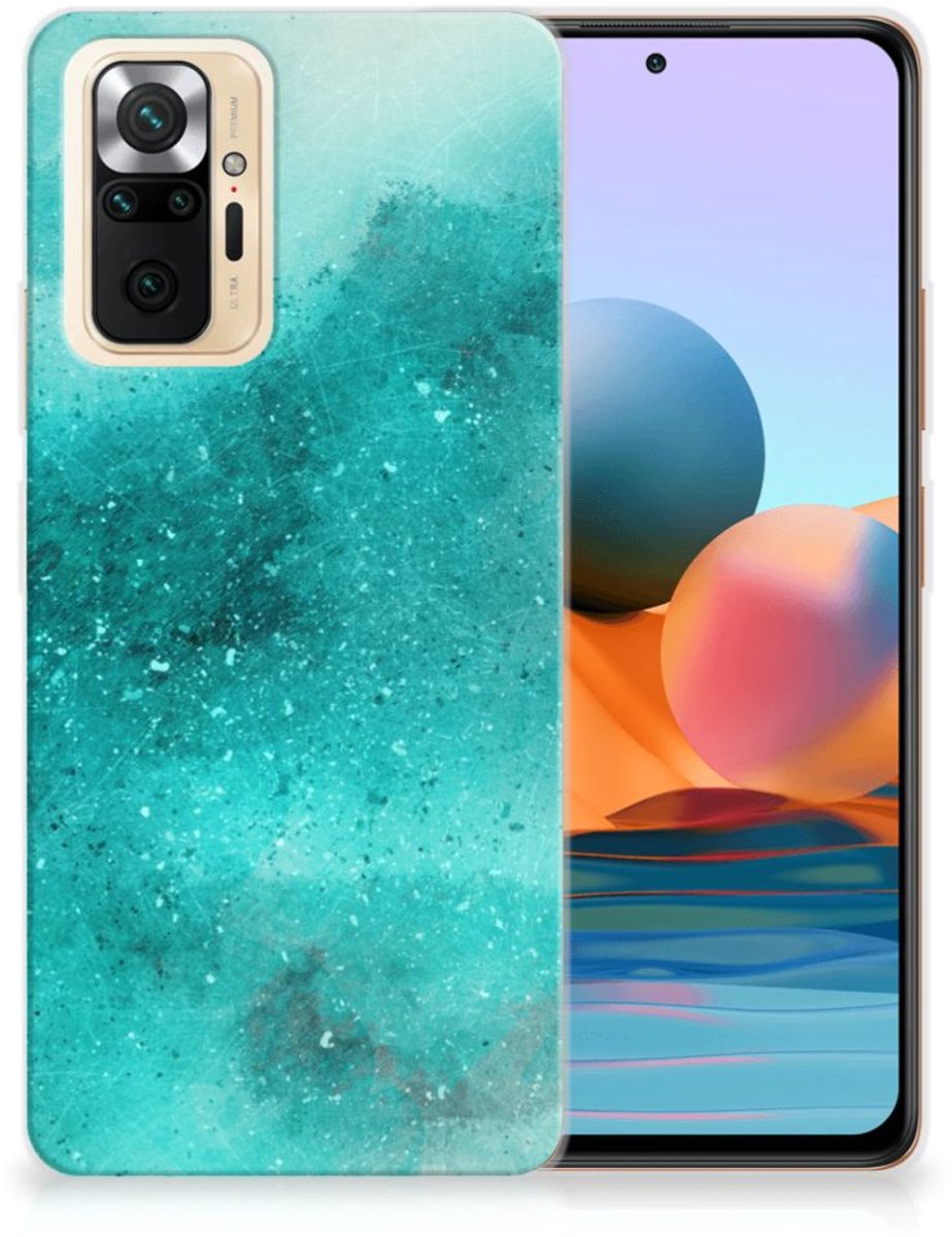 Hoesje maken Xiaomi Redmi Note 10 Pro Painting Blue