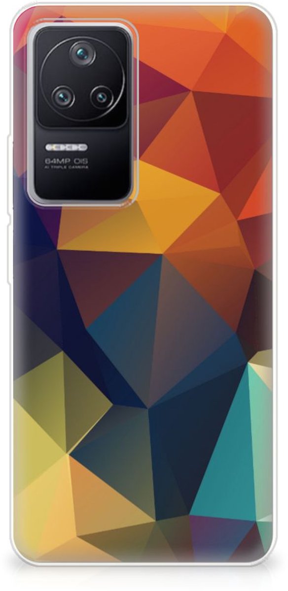 Xiaomi Poco F4 TPU Hoesje Polygon Color