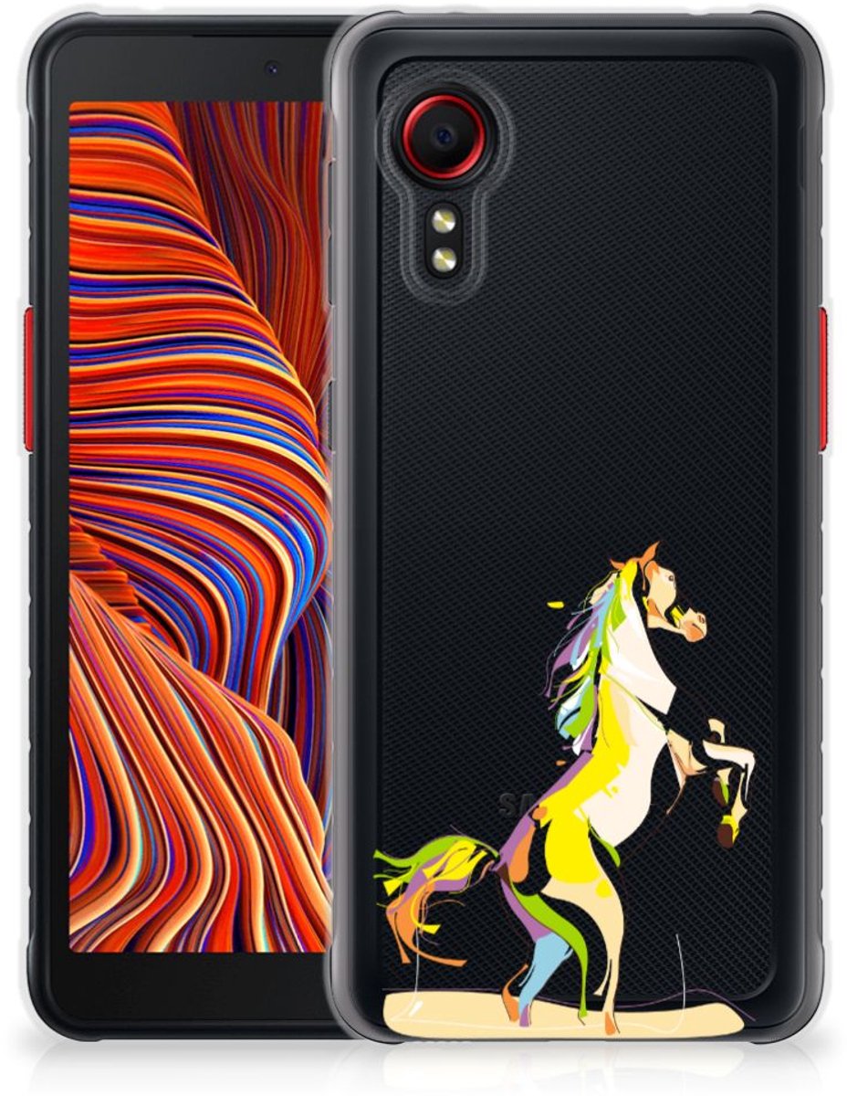Samsung Galaxy Xcover 5 Telefoonhoesje met Naam Horse Color