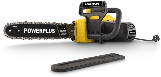Powerplus Elektrische Kettingzaag POWEG10020 - Elektrische snoeizaag van 2000 W, zaagblad van 35 cm