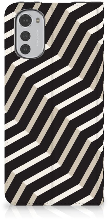 Coque de téléphone avec porte-cartes Motorola Moto E32 | Coque Smartphone Moto E32s Illusion