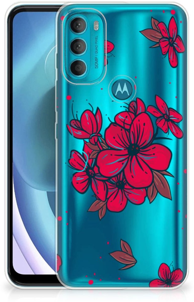 Motorola Moto G71 5G TPU Case Blossom Red