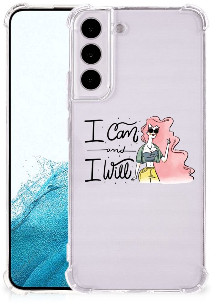 Samsung Galaxy S22 Plus Stevig Bumper Hoesje i Can