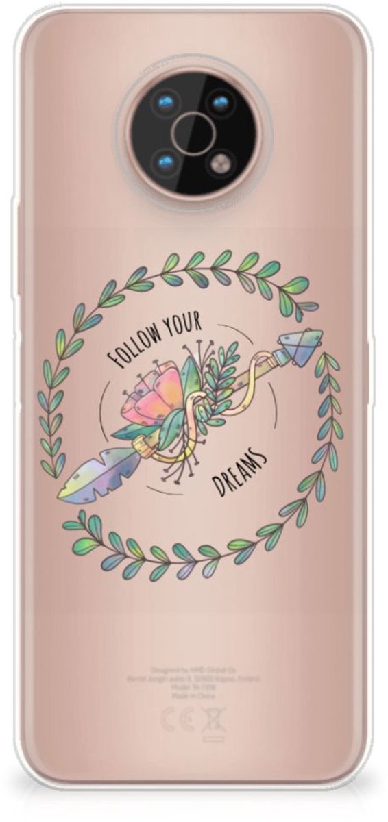 Nokia G50 Telefoonhoesje met Naam Boho Dreams
