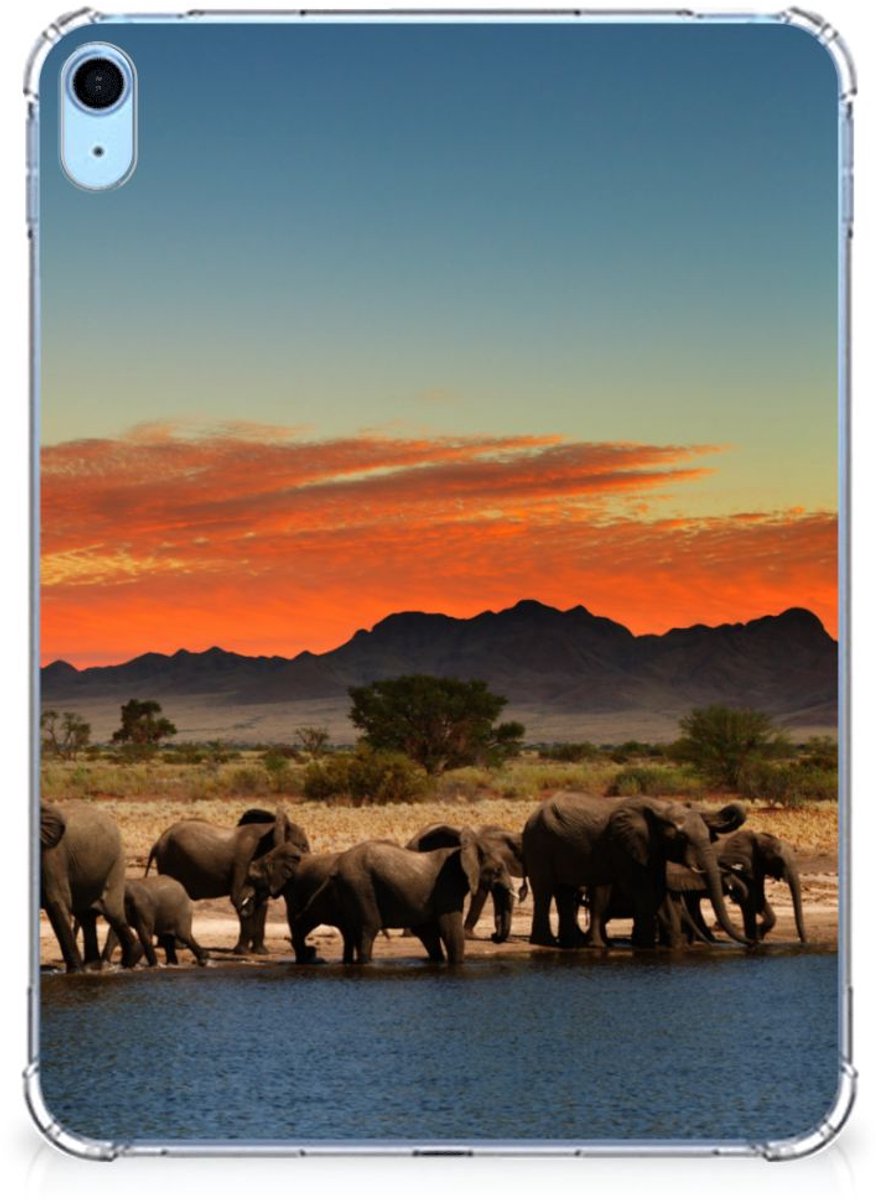 iPad (2022) 10.9 Back Case Olifanten
