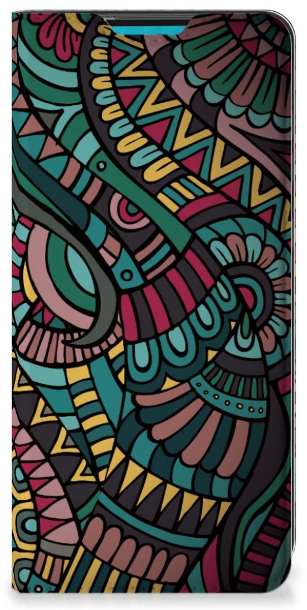 Samsung Galaxy A73 Hoesje met Magneet Aztec