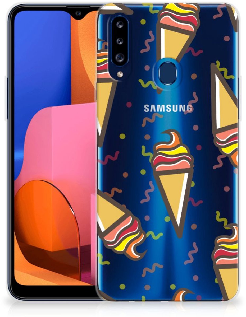 Samsung Galaxy A20s Siliconen Case Icecream