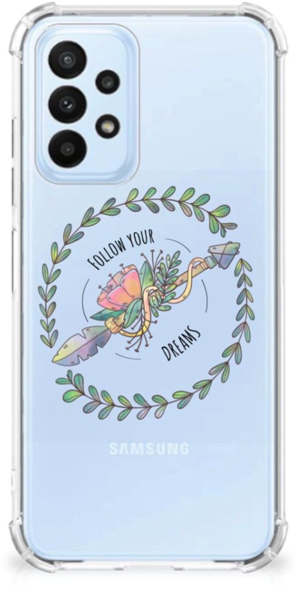 Samsung Galaxy A23 Stevig Bumper Hoesje Boho Dreams