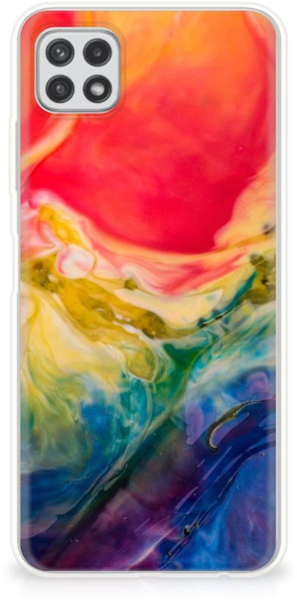 Hoesje maken Samsung Galaxy A22 5G Watercolor Dark