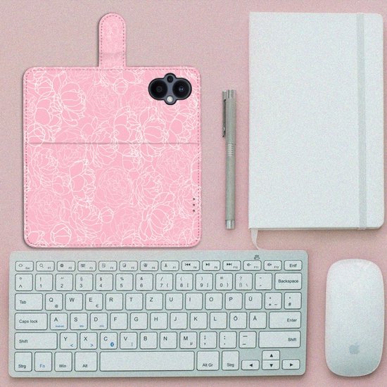 OPPO Reno 8 Lite | OnePlus Nord N20 Hoesje White Flowers