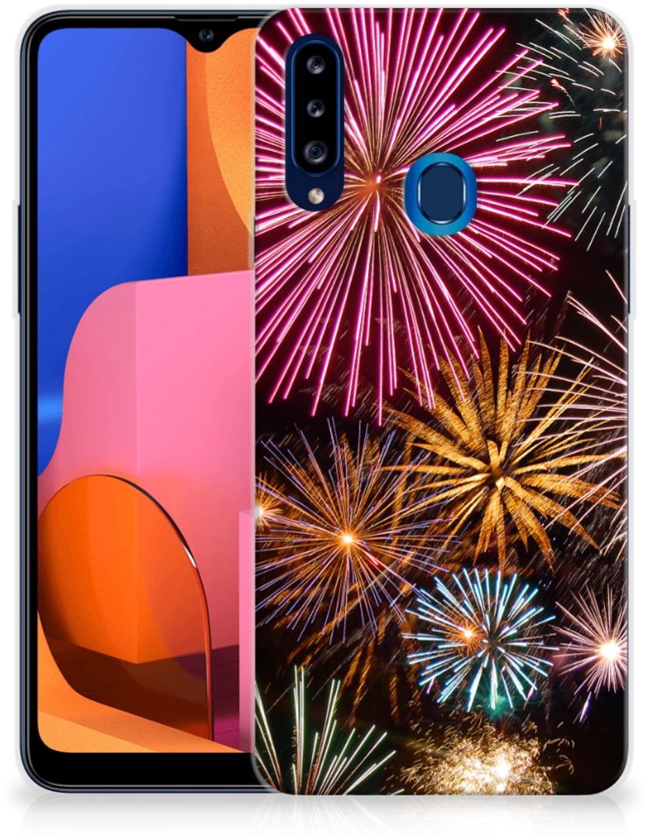 Samsung Galaxy A20s Silicone Back Cover Vuurwerk