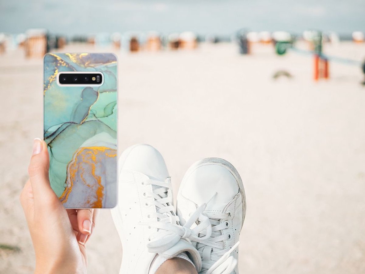Hoesje maken voor Samsung Galaxy S10 Plus Watercolor Mix