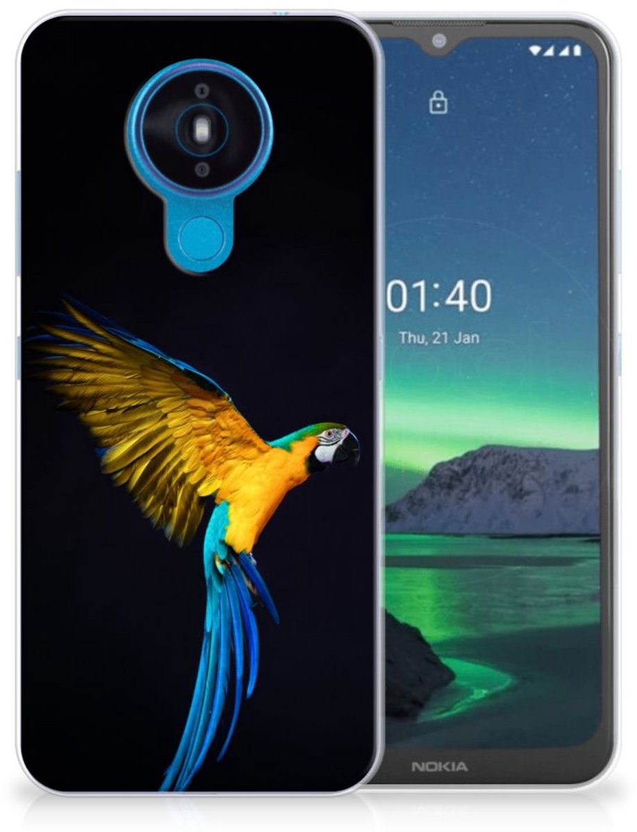 Nokia 1.4 TPU Hoesje Papegaai