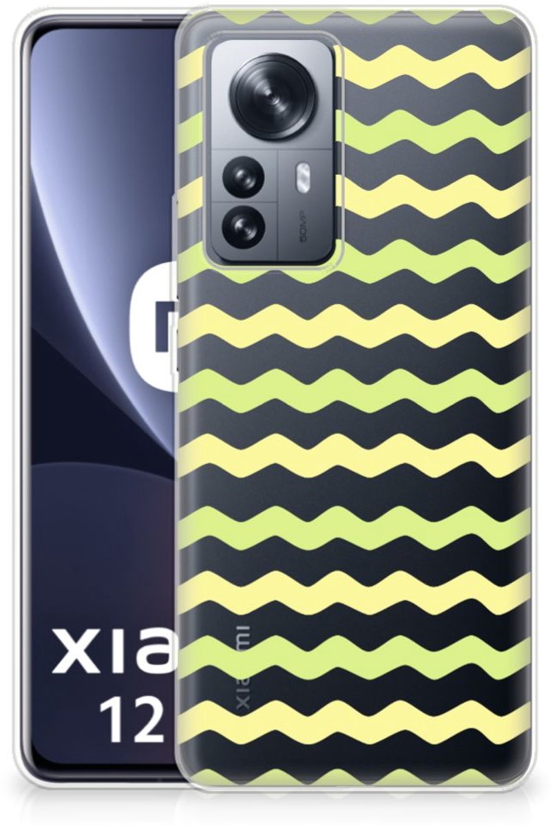 Xiaomi 12 Pro TPU bumper Waves Yellow