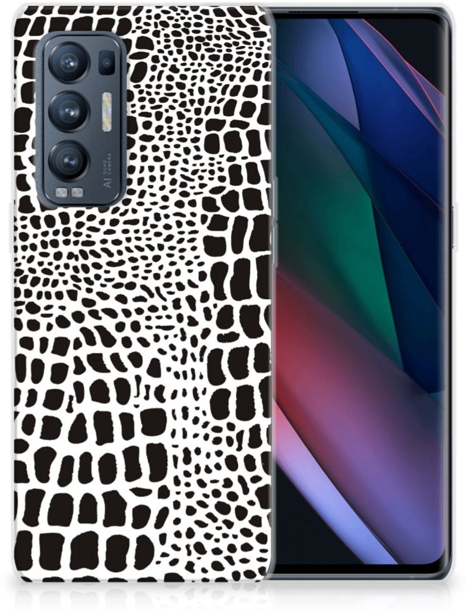 OPPO Find X3 Neo TPU Hoesje Slangenprint