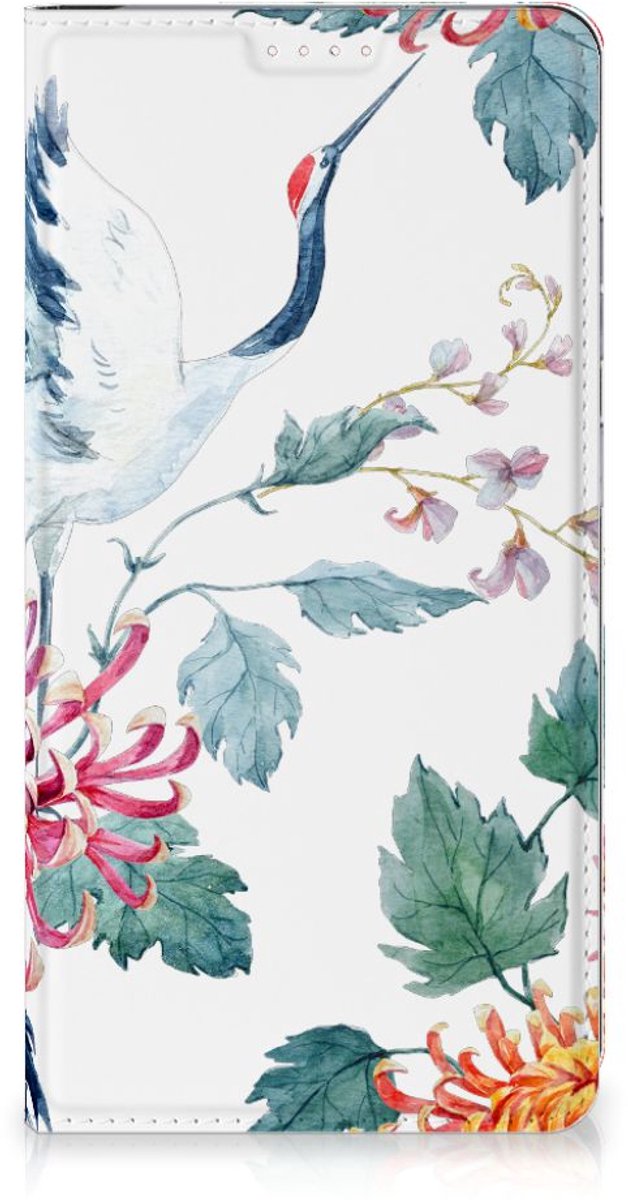 Samsung Galaxy S23 Plus Hoesje maken Bird Flowers