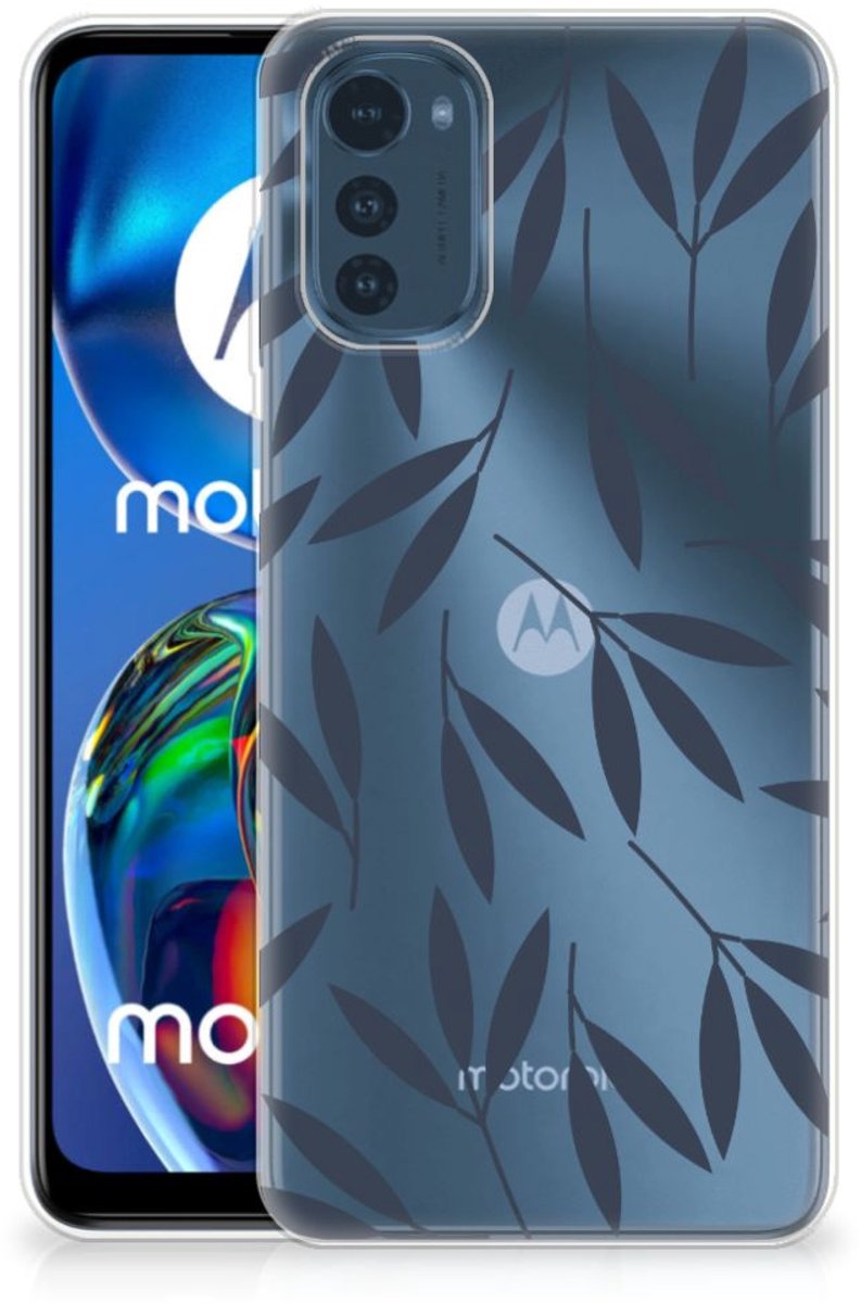 Motorola Moto E32/E32s TPU Case Leaves Blue