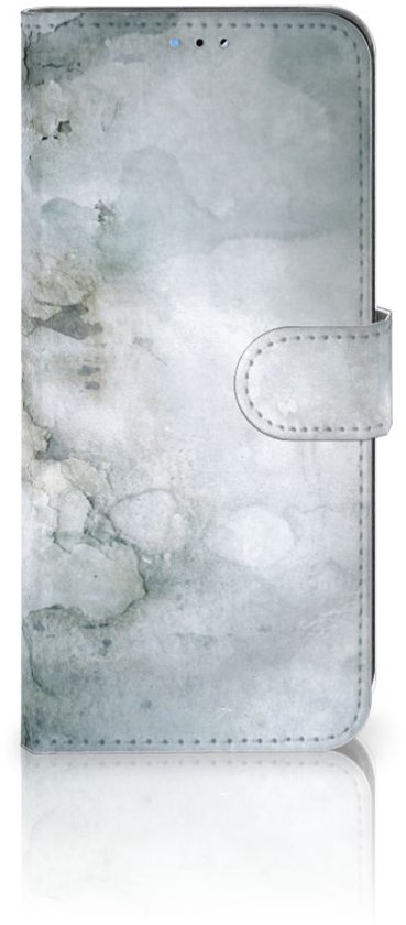 Etui à rabat OPPO A16/A16s | Coque Smartphone OPPO A54s Peinture Gris