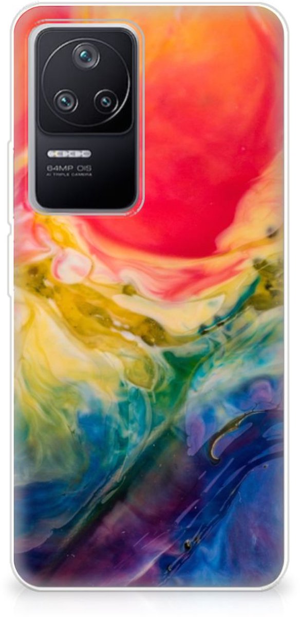 Hoesje maken Xiaomi Poco F4 Watercolor Dark