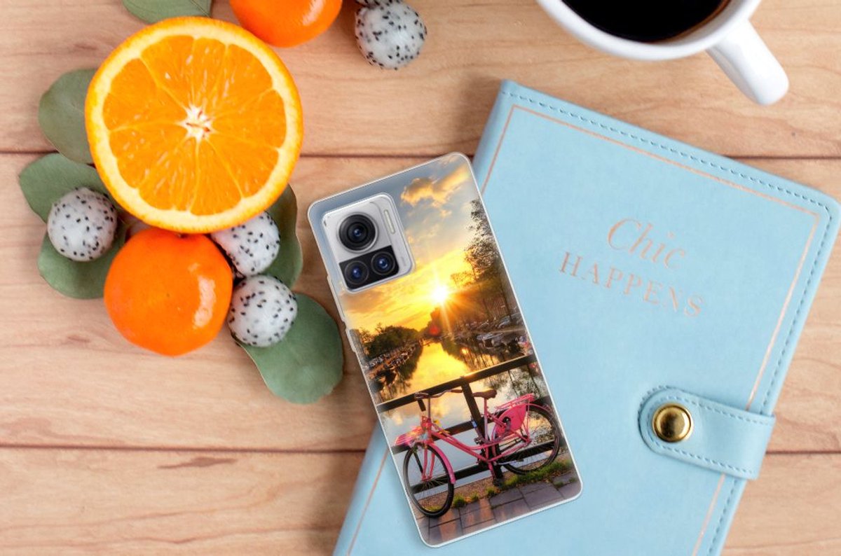 Motorola Moto X30 Pro Siliconen Back Cover Amsterdamse Grachten