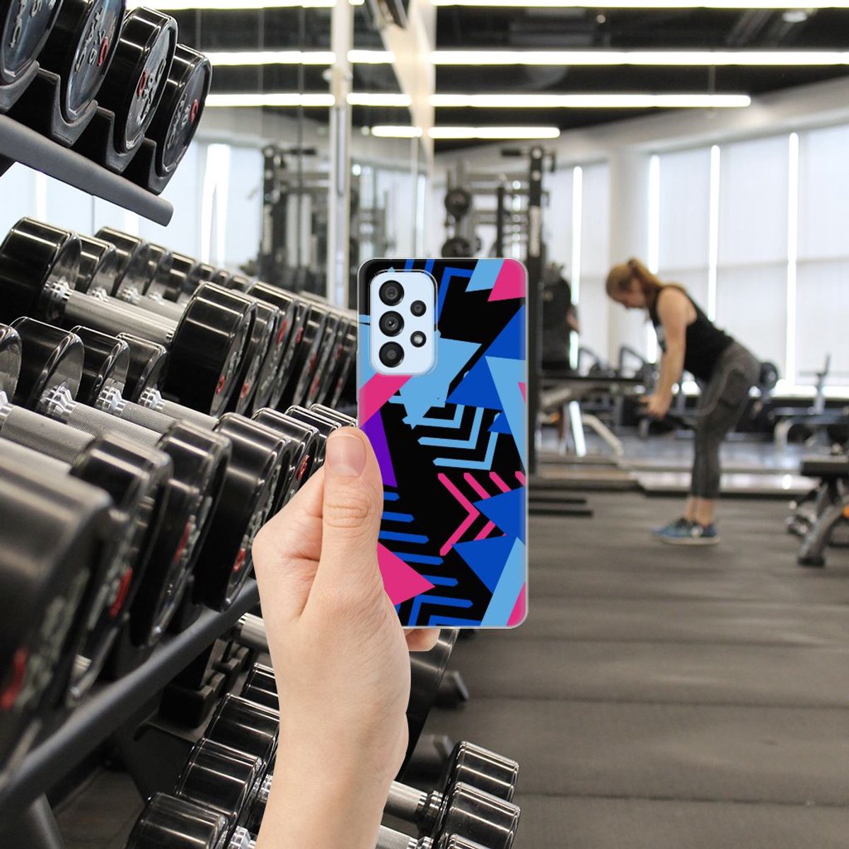 Samsung Galaxy A53 5G TPU Hoesje Funky Triangle