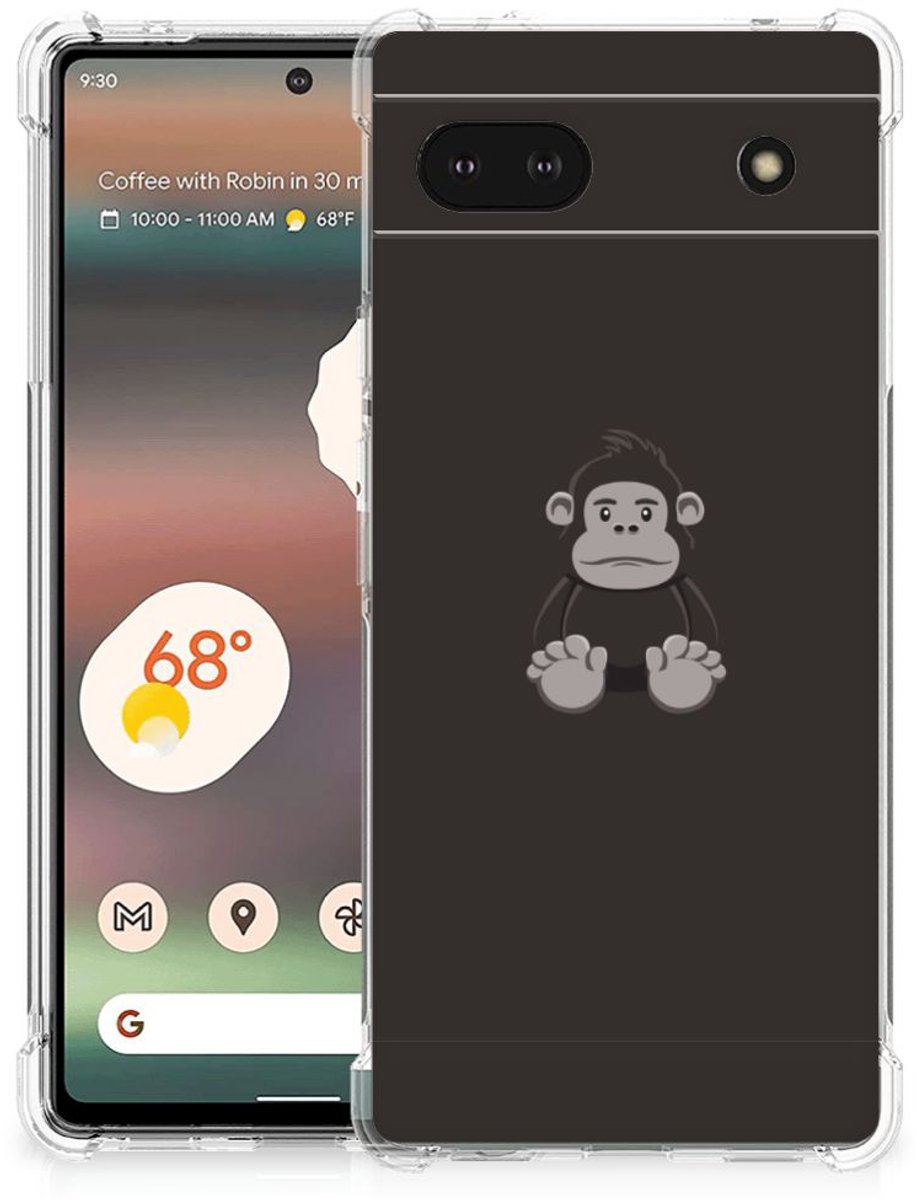 Google Pixel 6A Stevig Bumper Hoesje Gorilla