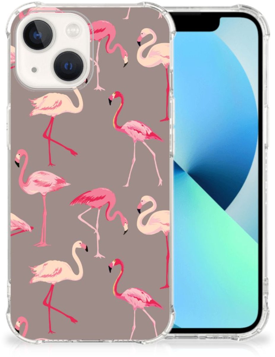 iPhone 13 Case Anti-shock Flamingo