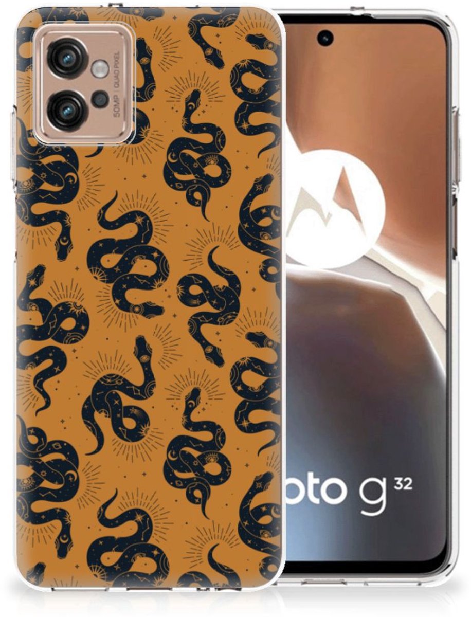 TPU Hoesje voor Motorola Moto G32 Snakes