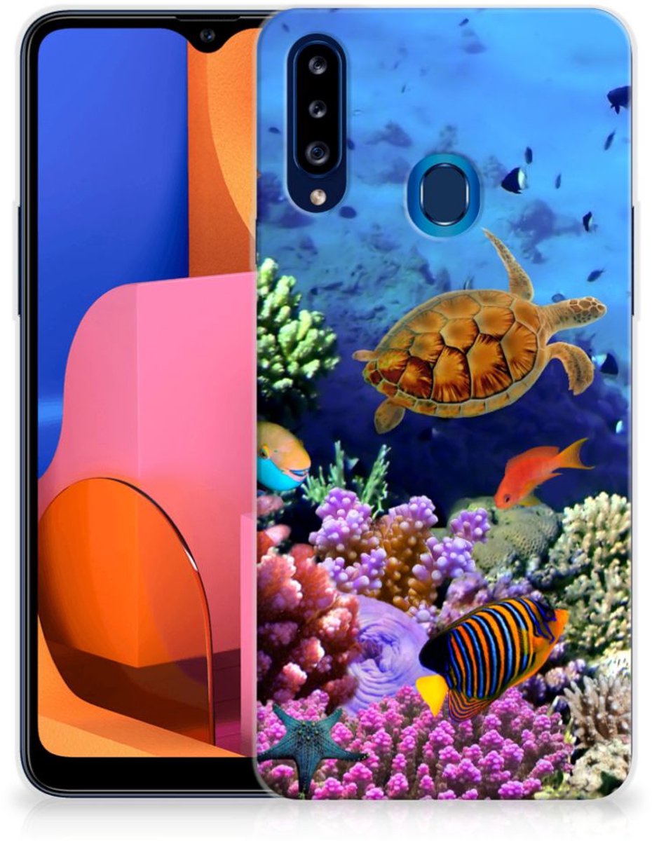 Samsung Galaxy A20s TPU Hoesje Vissen
