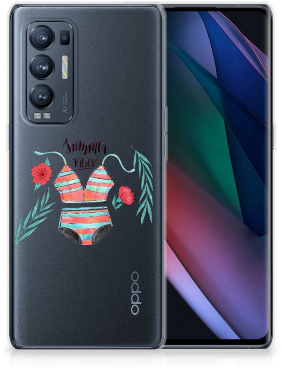 OPPO Find X3 Neo Telefoonhoesje met Naam Boho Summer