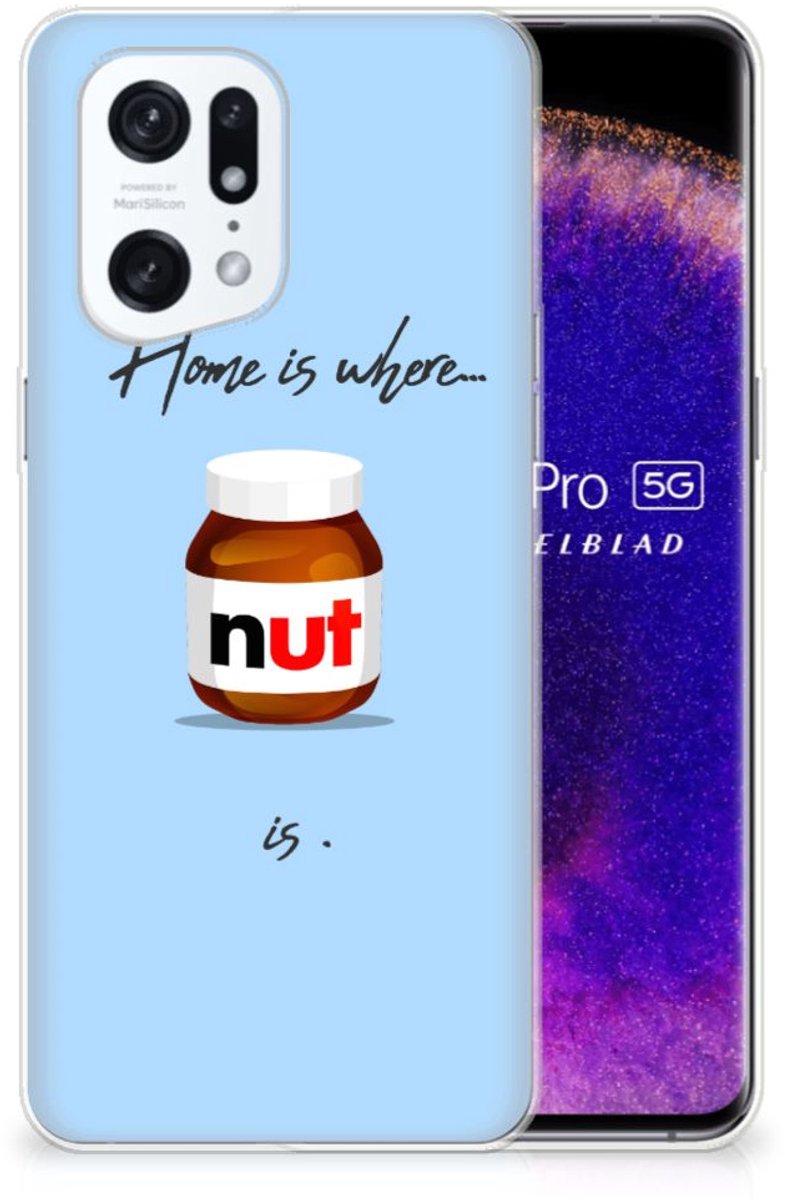 OPPO Find X5 Pro Siliconen Case Nut Home