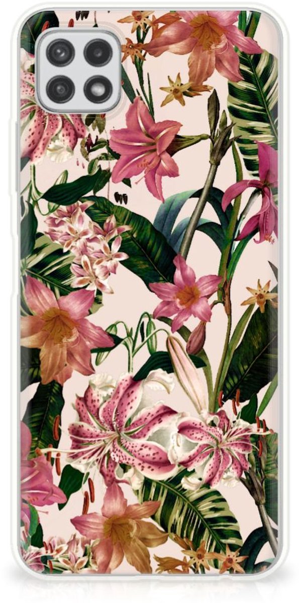 Samsung Galaxy A22 5G TPU Case Flowers