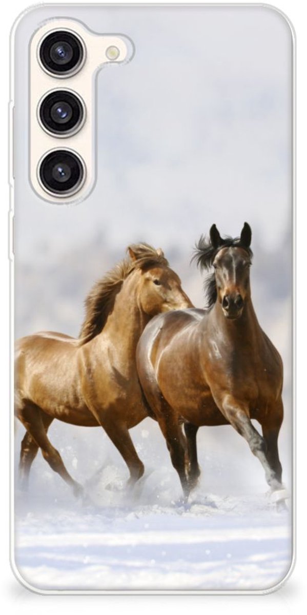 Samsung Galaxy S23 Plus TPU Hoesje Paarden