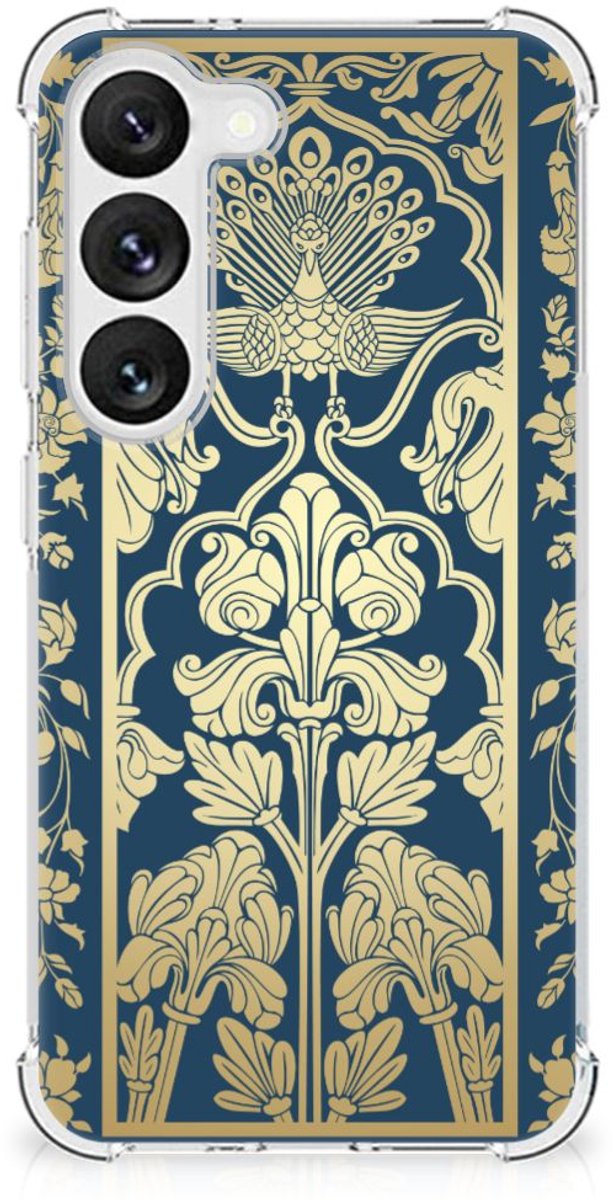 Samsung Galaxy S23 Case Beige Flowers