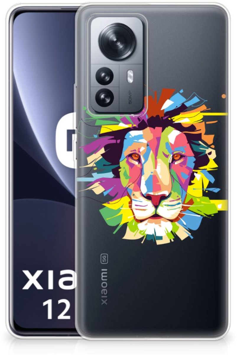 Xiaomi 12 Pro Telefoonhoesje met Naam Lion Color