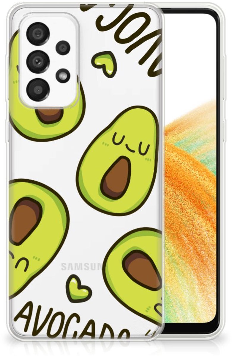 Samsung Galaxy A33 5G Telefoonhoesje met Naam Avocado Singing