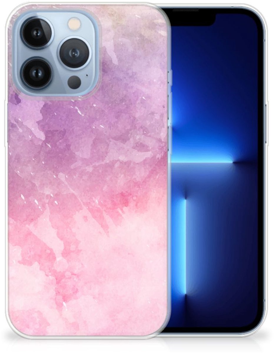 Hoesje maken Apple iPhone 13 Pro Pink Purple Paint